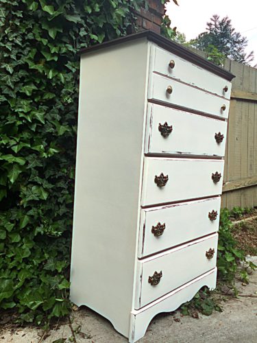 General Finishes Linen and Java Gel Stain Chest of Drawers