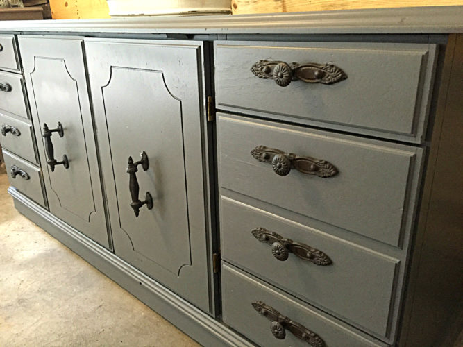 General Finishes Driftwood Gray Buffet Credenza