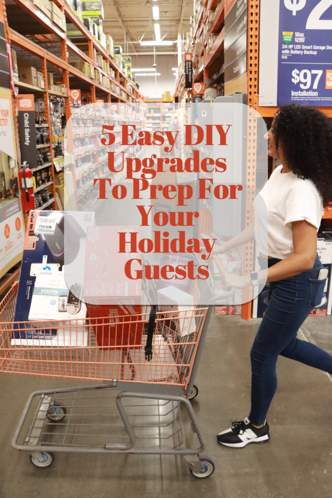 Pinterest PIn 5 Easy DIY Upgrades to Prep for your Holiday Guests